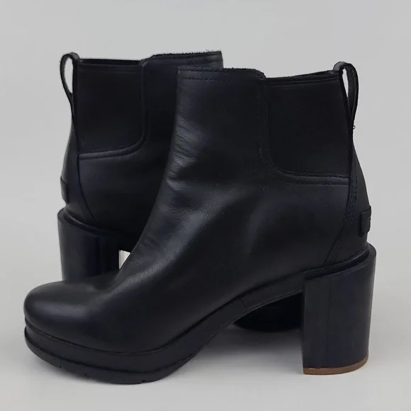 Sorel Blake Chelsea Heel Boots Waterproof Black Size 7.5 - Picture 9 of 12
